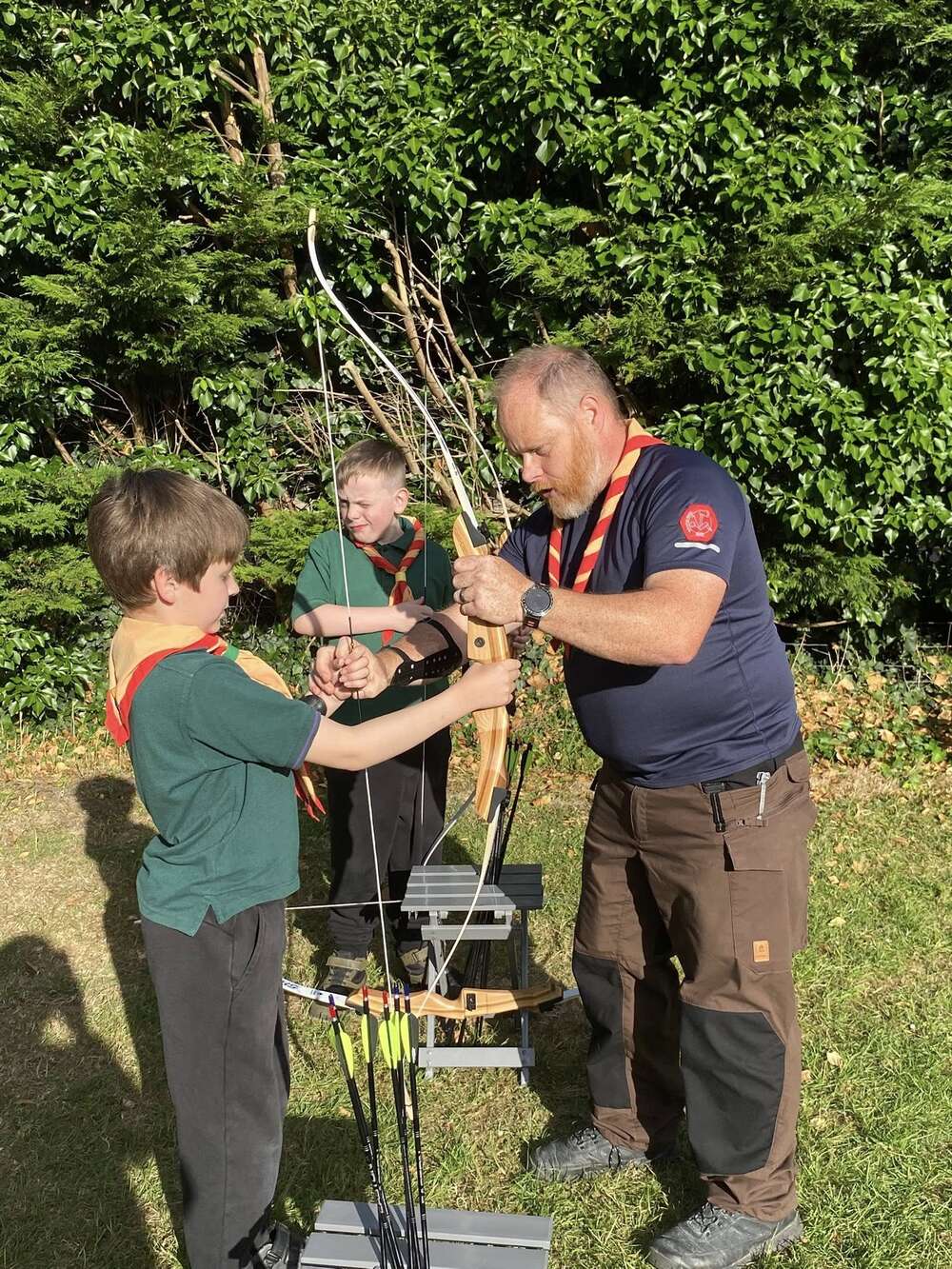 Co-op Local Community Fund Visit Celebrates New Archery Equipment